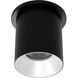 Zoron LED 3.63 inch Black and Haze Outdoor Ceiling Lighting in Black/Haze