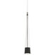 Quill LED 2.34 inch Black Pendant Ceiling Light in 3000K, dweLED