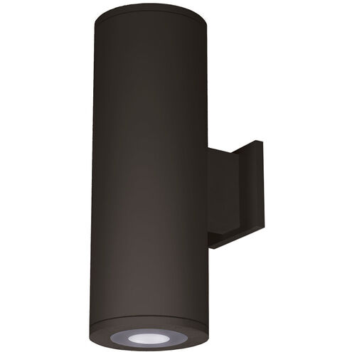 Tube Arch Sconce Wall Light in Ultra Narrow, 85, 3500K, Bronze, Towards Wall
