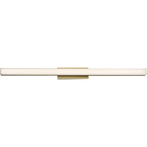 Brink LED 36 inch Brushed Brass Bath & Wall Light in 2700K, 36in, dweLED