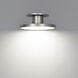 Twist-N-Lite LED 8 inch Brushed Nickel Semi-Flush Mount Ceiling Light
