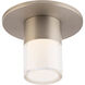 Twist-N-Lite LED 5 inch Brushed Nickel Flush Mount Ceiling Light
