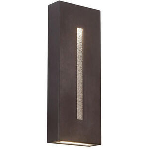 Tao LED 18 inch Bronze Outdoor Wall Light, dweLED