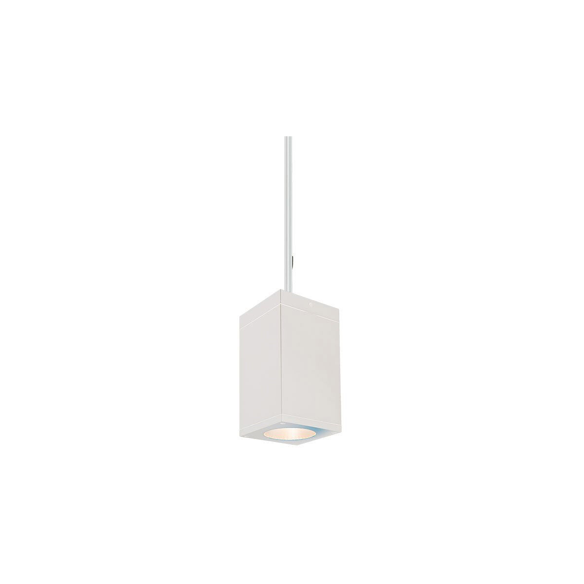 Cube Arch LED 5 inch White Outdoor Pendant in Spot, 85, 3000K