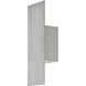Icon LED 14 inch Brushed Aluminum Outdoor Wall Light, dweLED