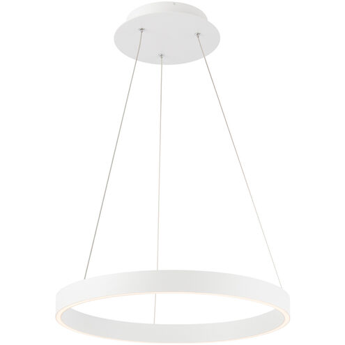Sirius 1 Light 18.13 inch White Pendant Ceiling Light, dweLED