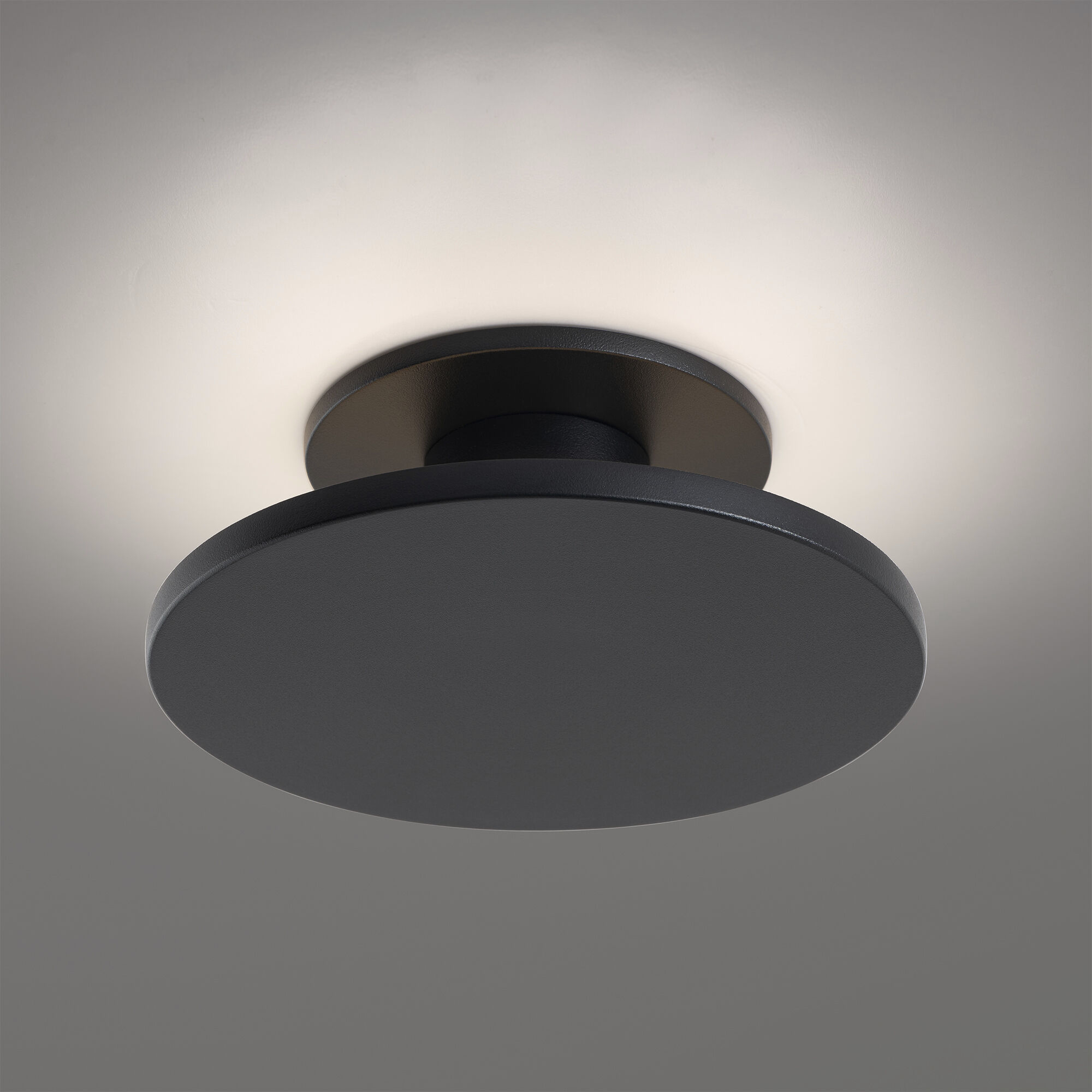Twist-N-Lite LED 8 inch Black Semi-Flush Mount Ceiling Light, WAC Limited
