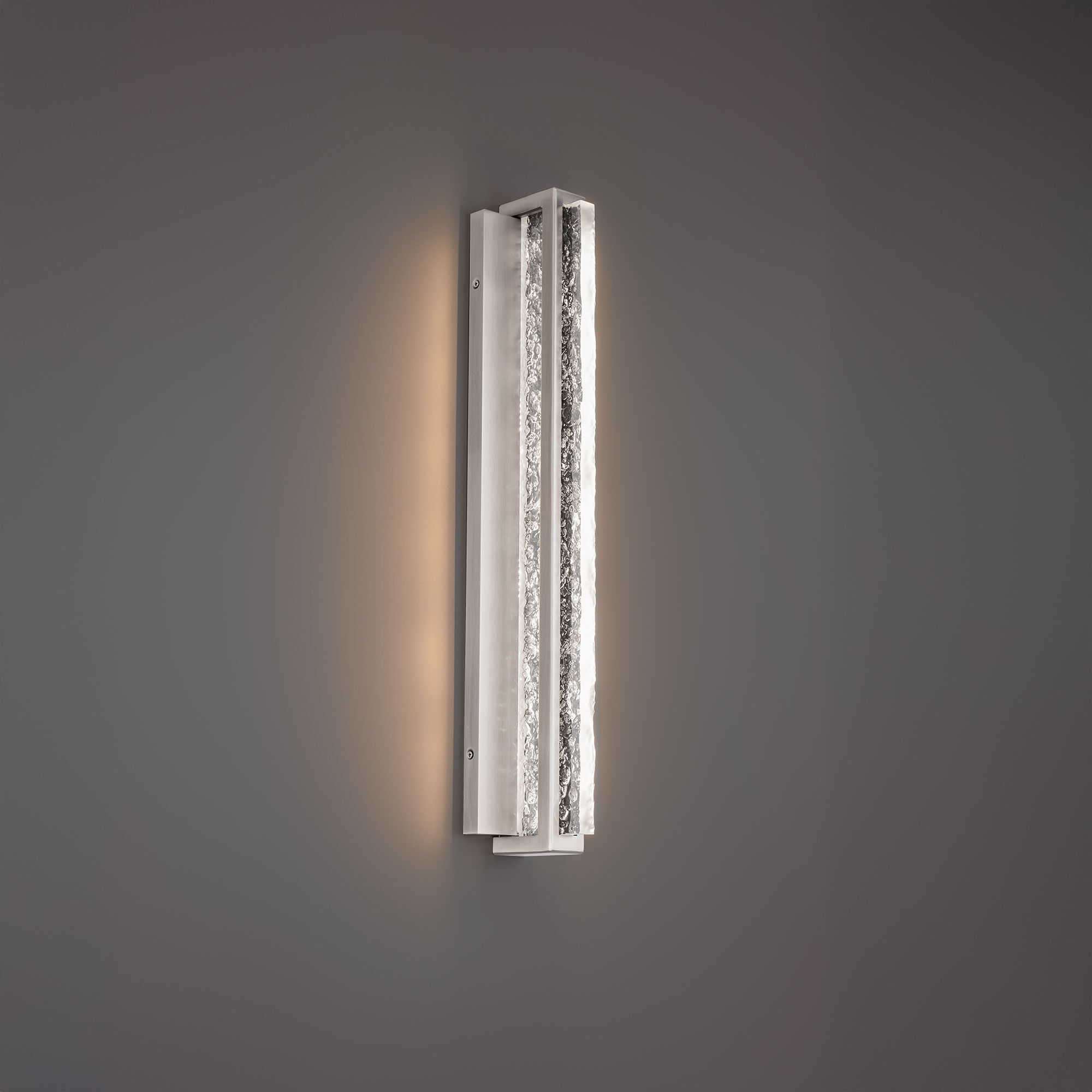 Skate LED 4.5 inch Brushed Nickel Bath Vanity & Wall Light in 3000K, dweLED