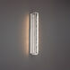 Skate LED 4.5 inch Brushed Nickel Bath Vanity & Wall Light in 3500K, dweLED