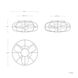 Aella 22 inch Brushed Nickel Matte Black with Matte Black Blades Flush Mount Ceiling Fans