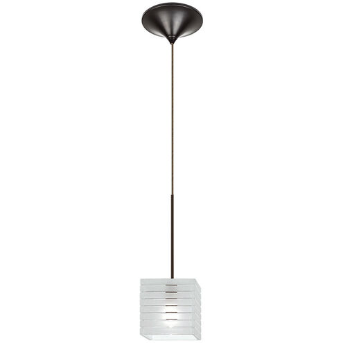 Tulum LED 4 inch Dark Bronze Mini Pendant Ceiling Light in 2, Canopy Mount MP