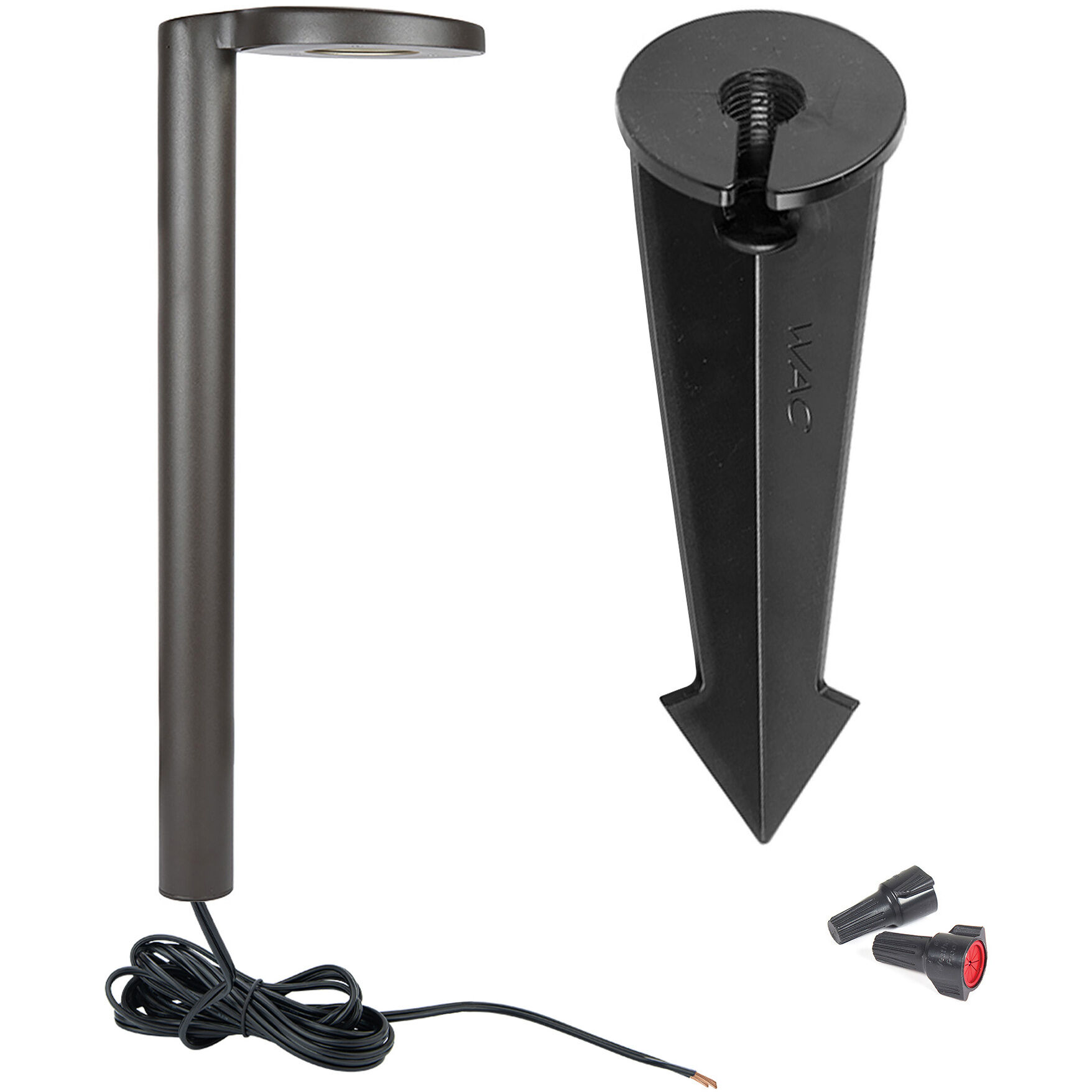 Eclipse 12 2.9 watt Bronze Path Lighting in 3000K, Path and Area Light, WAC Landscape