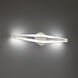 Jagger LED 26 inch Brushed Nickel Bath Vanity & Wall Light in 2700K, dweLED