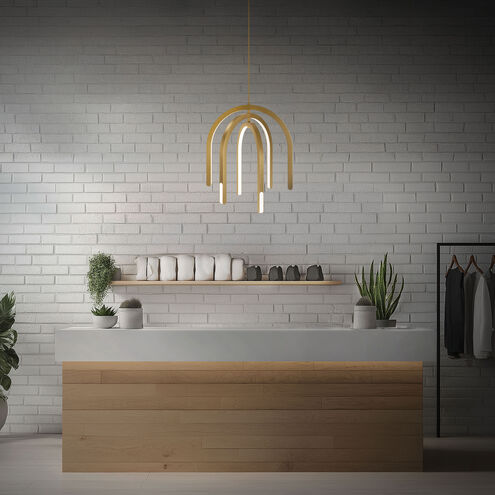 Helmet LED 1.5 inch Black Pendant Ceiling Light in 2700K, dweLED