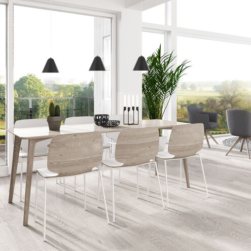 Kone LED 6.5 inch Black Mini-Pendant Ceiling Light, dweLED