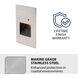 WAC 120V Step Light LED 1.5 inch Stainless Steel ADA Step and Wall Light in 3000K Warm White LED, WAC Lighting