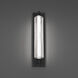 Portos LED 25 inch Black Outdoor Wall Light, dweLED