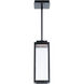Amherst LED 6 inch Black Outdoor Pendant, dweLED