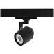 Paloma 1 Light 277 Black Track Head Ceiling Light in Spot, 90, 3000K