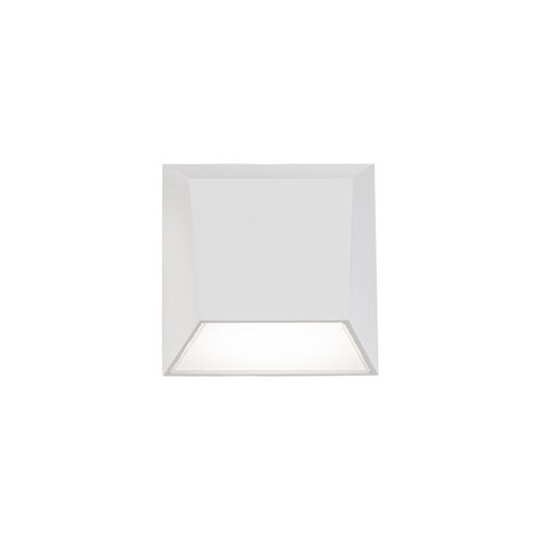 Atlantis Outdoor Wall Light in 3000K, White, dweLED
