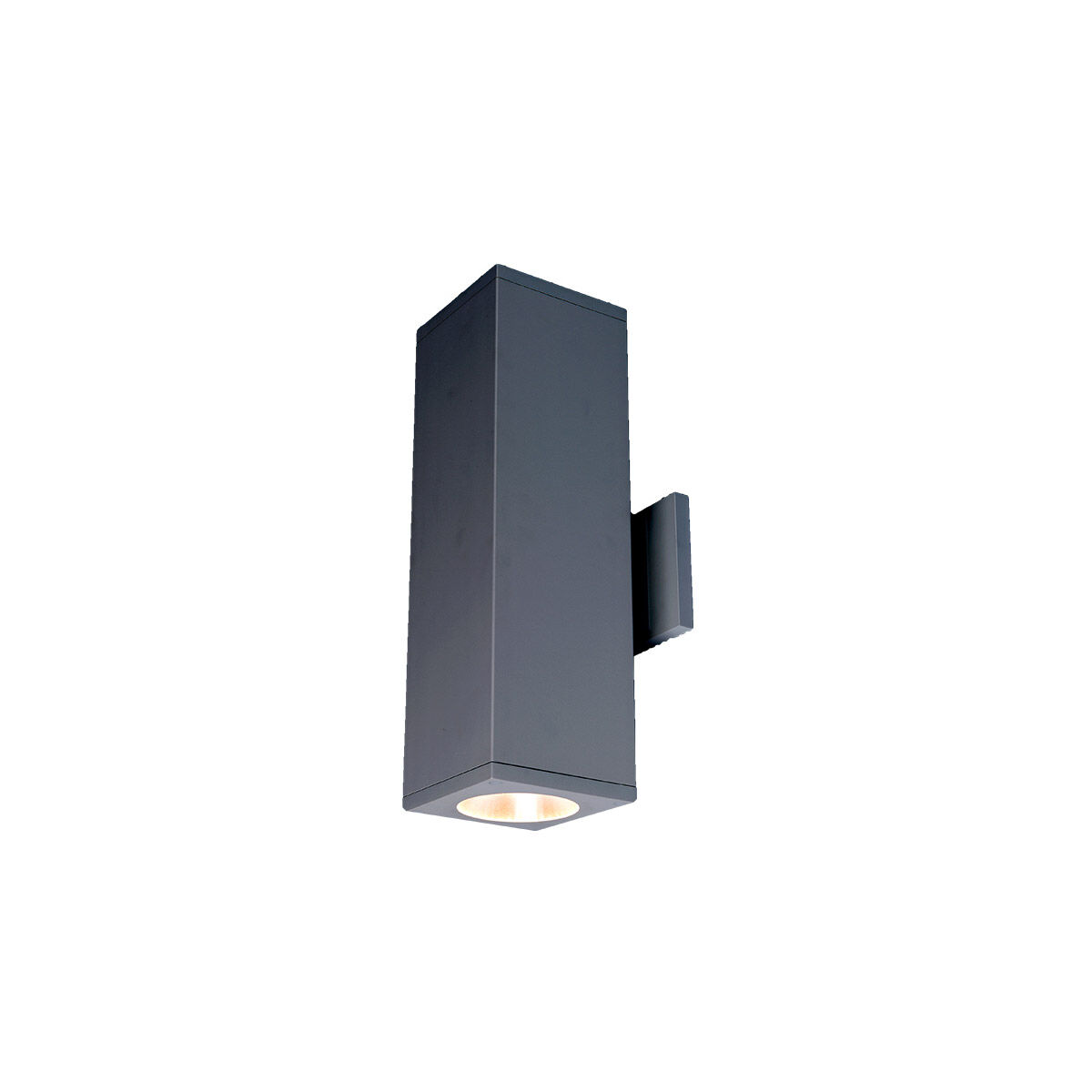 Cube Arch LED 5.5 inch Graphite Sconce Wall Light in Flood, 85, 4000K, Away From Wall
