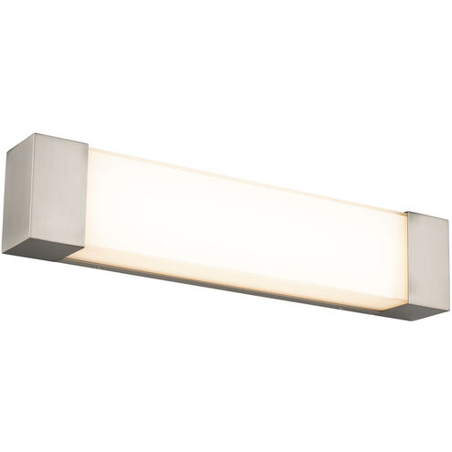 Darcy LED 24 inch Brushed Nickel Bath Vanity & Wall Light, dweLED