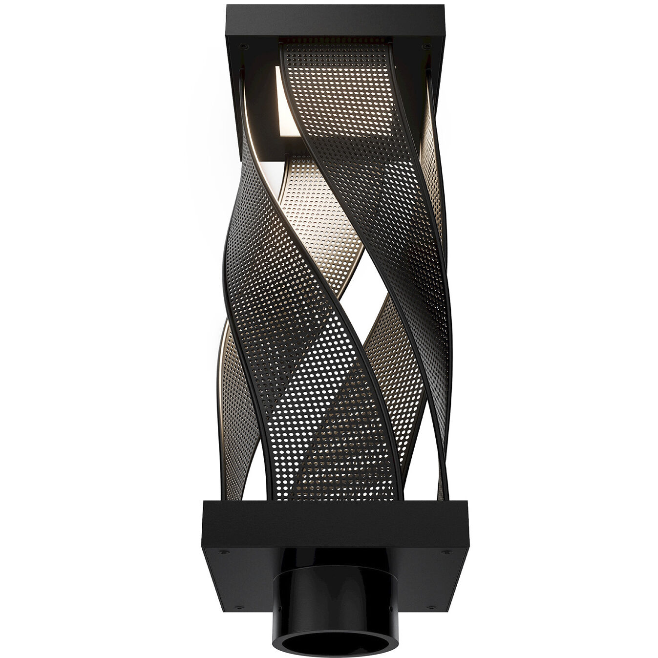 Brocade LED 18 inch Black Post Light, dweLED