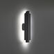 Arrow LED 22 inch Black Outdoor Wall Light in 3000K, dweLED