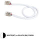 Basics & Gemini 24 4 inch Black LED Tape Lighting