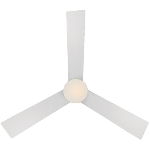 San Francisco 52 inch Matte White Downrod Ceiling Fans, Smart Fan