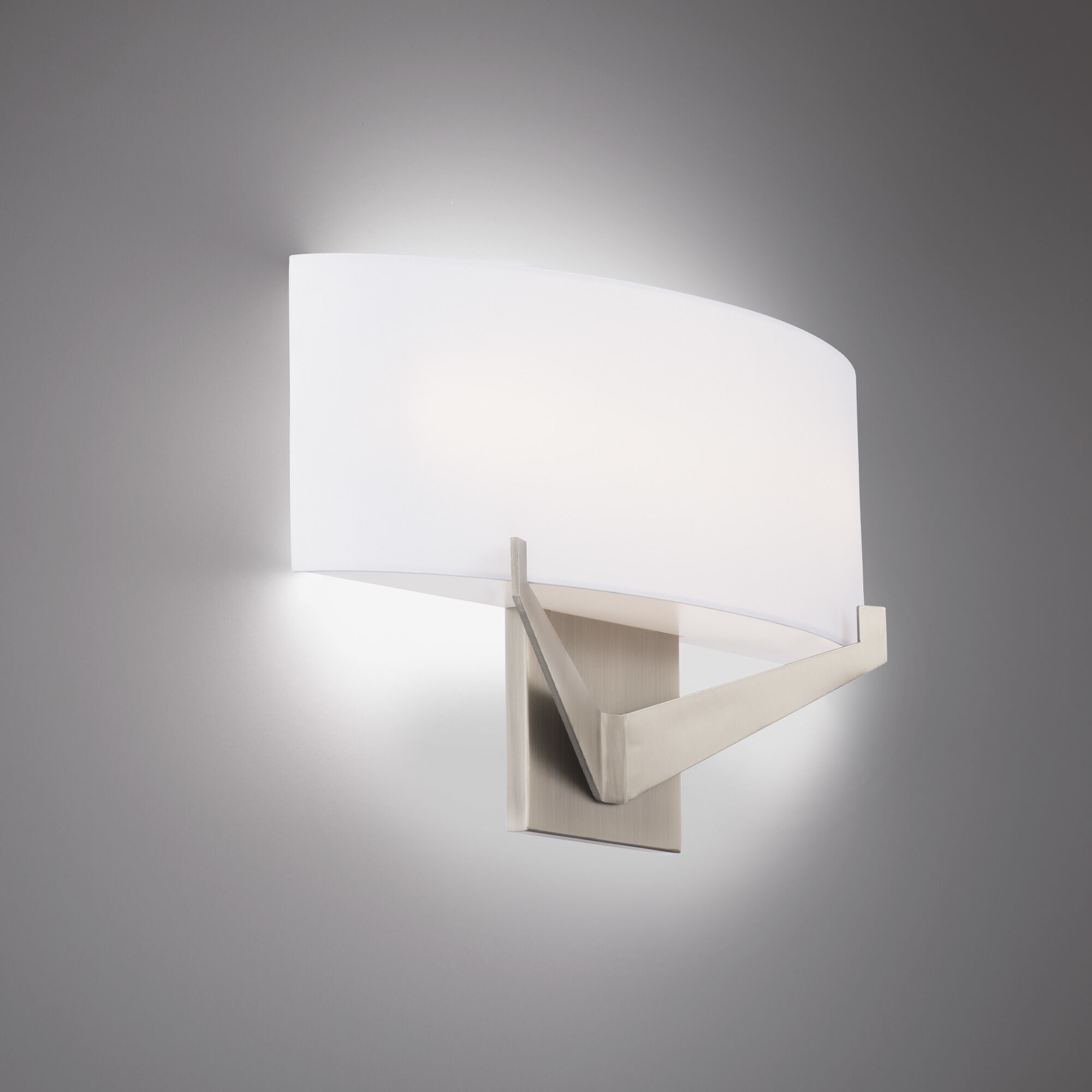 Fitzgerald Wall Sconce Wall Light in 3000K, Brushed Nickel, dweLED