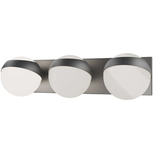 Tripoli LED 20 inch Brushed Nickel Bath Vanity & Wall Light in 3500K, dweLED