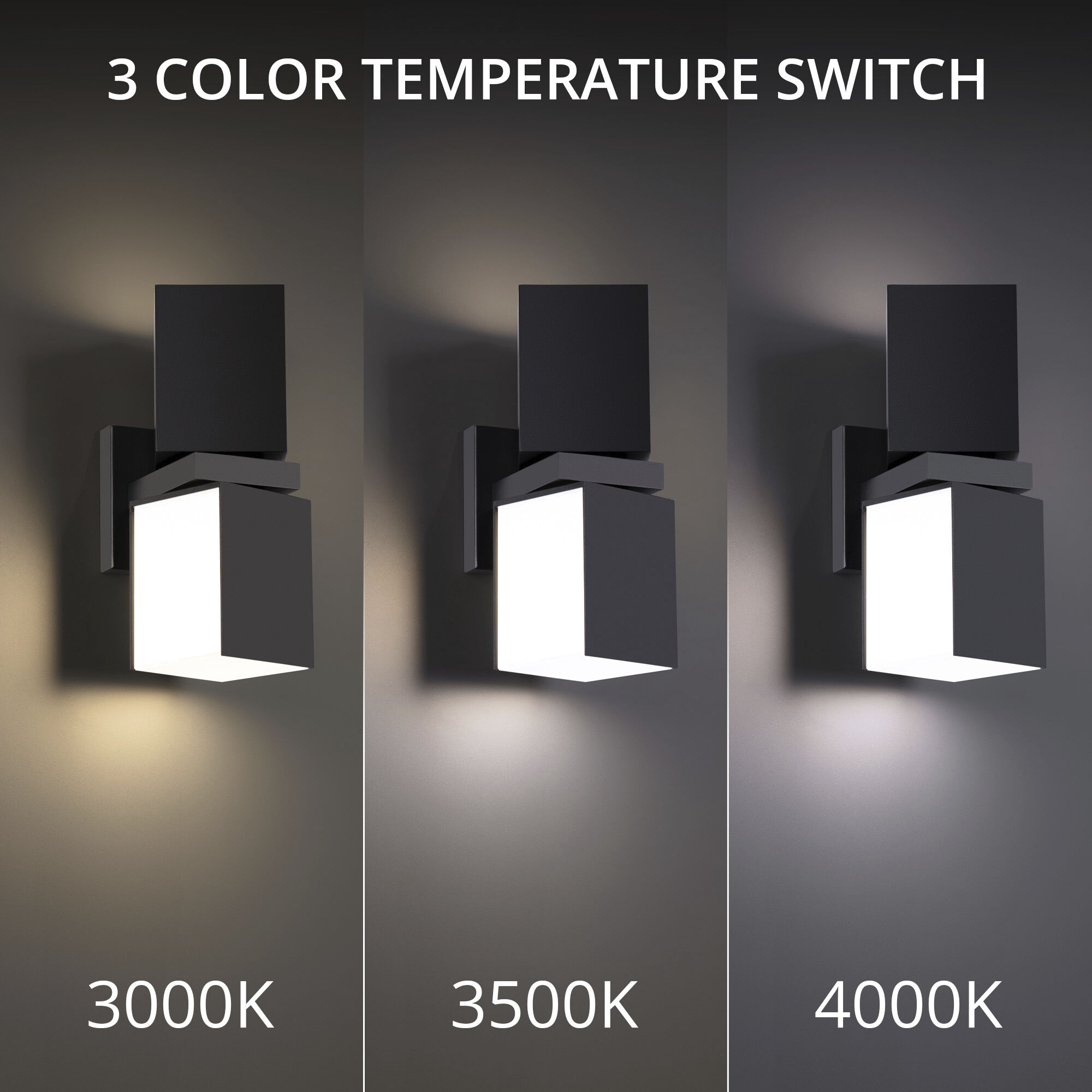 Outdoor wall light with switch on sale
