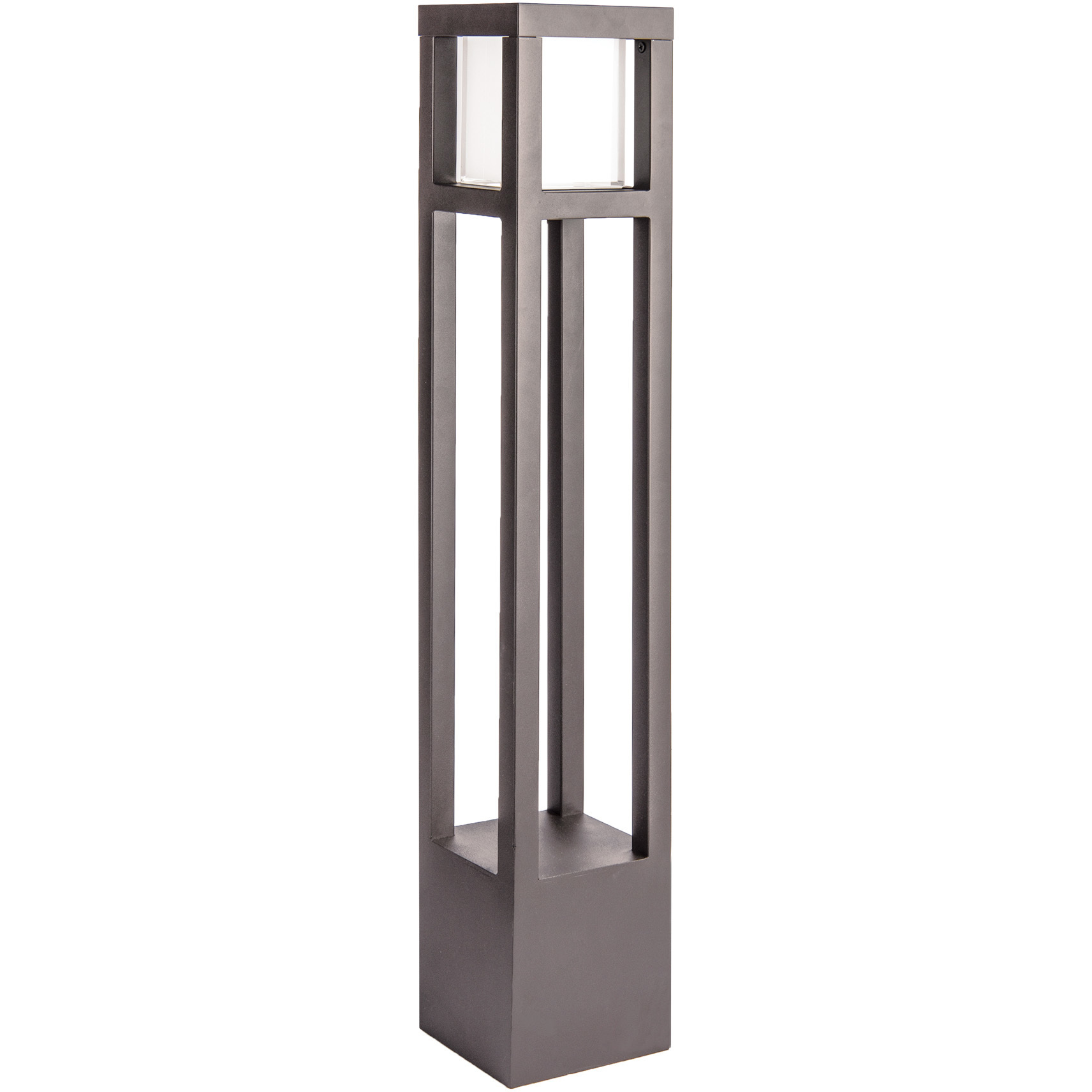 Tower 120 12.5 watt Bronze Bollard Light in 3000K Warm White LED, WAC Landscape