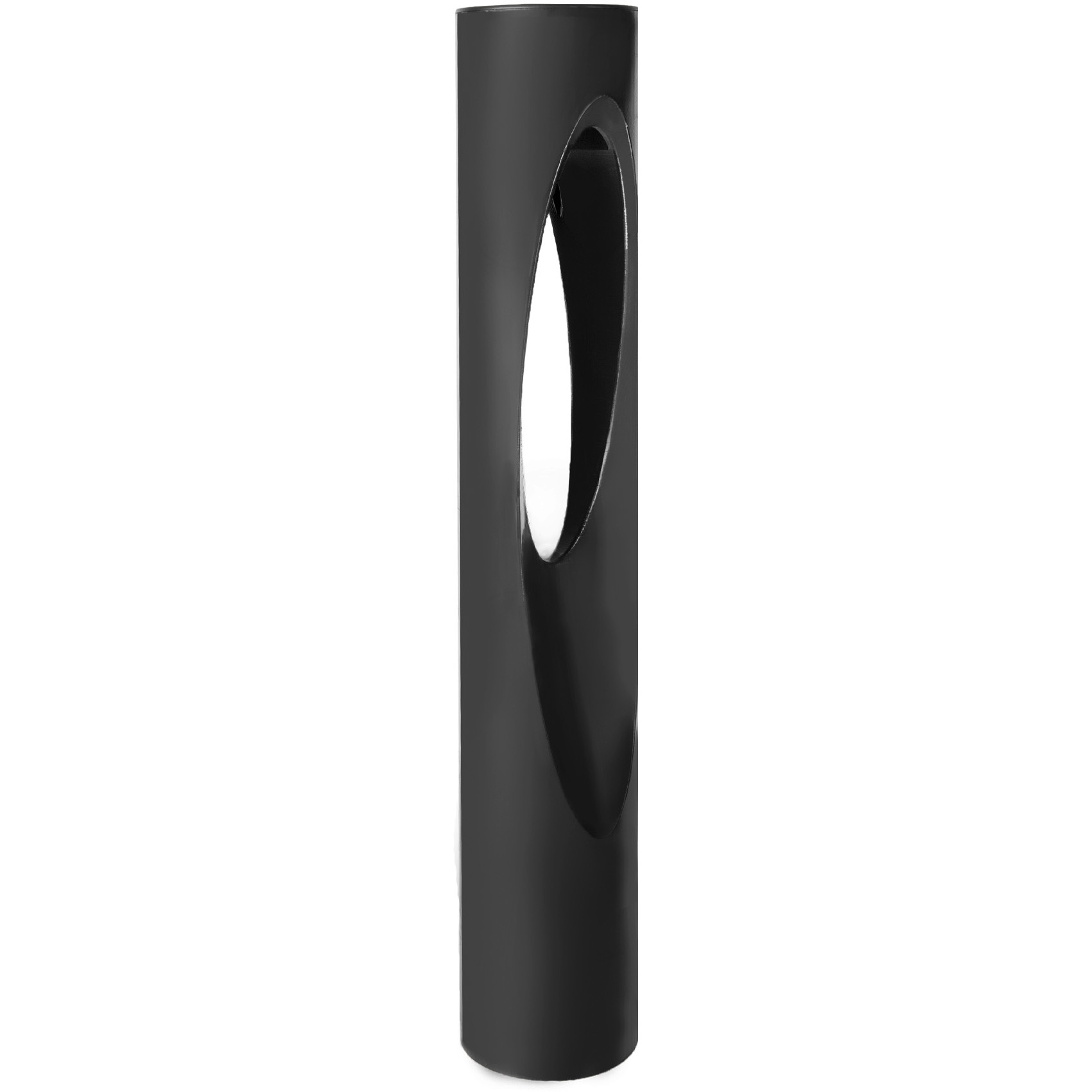 Scoop 12 5.7 watt Black Bollard Light in 2700K Warm LED, WAC Landscape