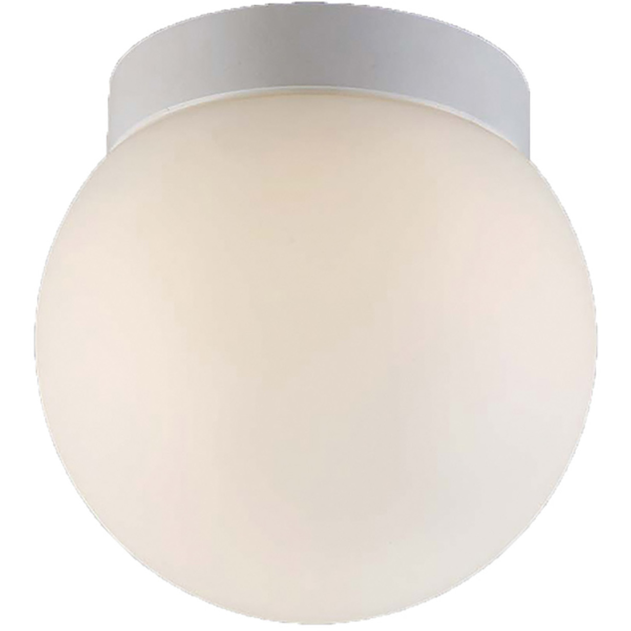 Niveous LED 6 inch White Flush Mount Ceiling Light in 3500K, dweLED