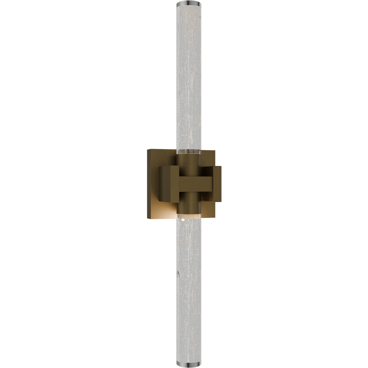 Ripple LED 4.75 inch Aged Brass Bath Vanity & Wall Light in 4000K, dweLED