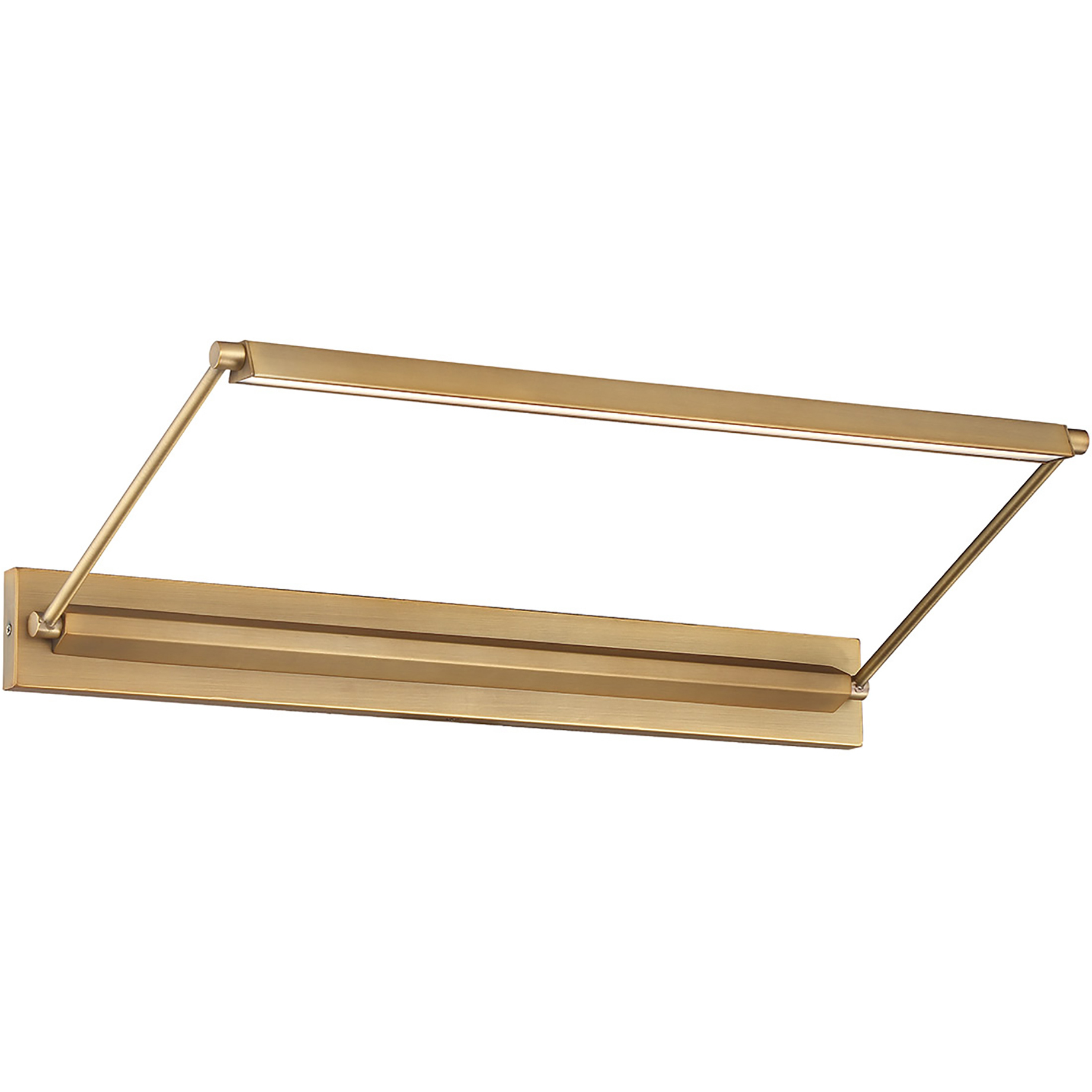 WAC Lighting PL-LED23-30-AB Hudson 17.50 watt 24 inch Aged Brass