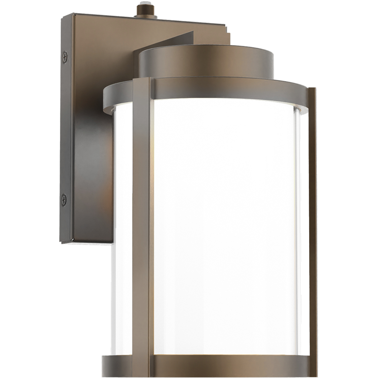 Lantern LED 10 inch Bronze Outdoor Wall Lighting, WAC Limited