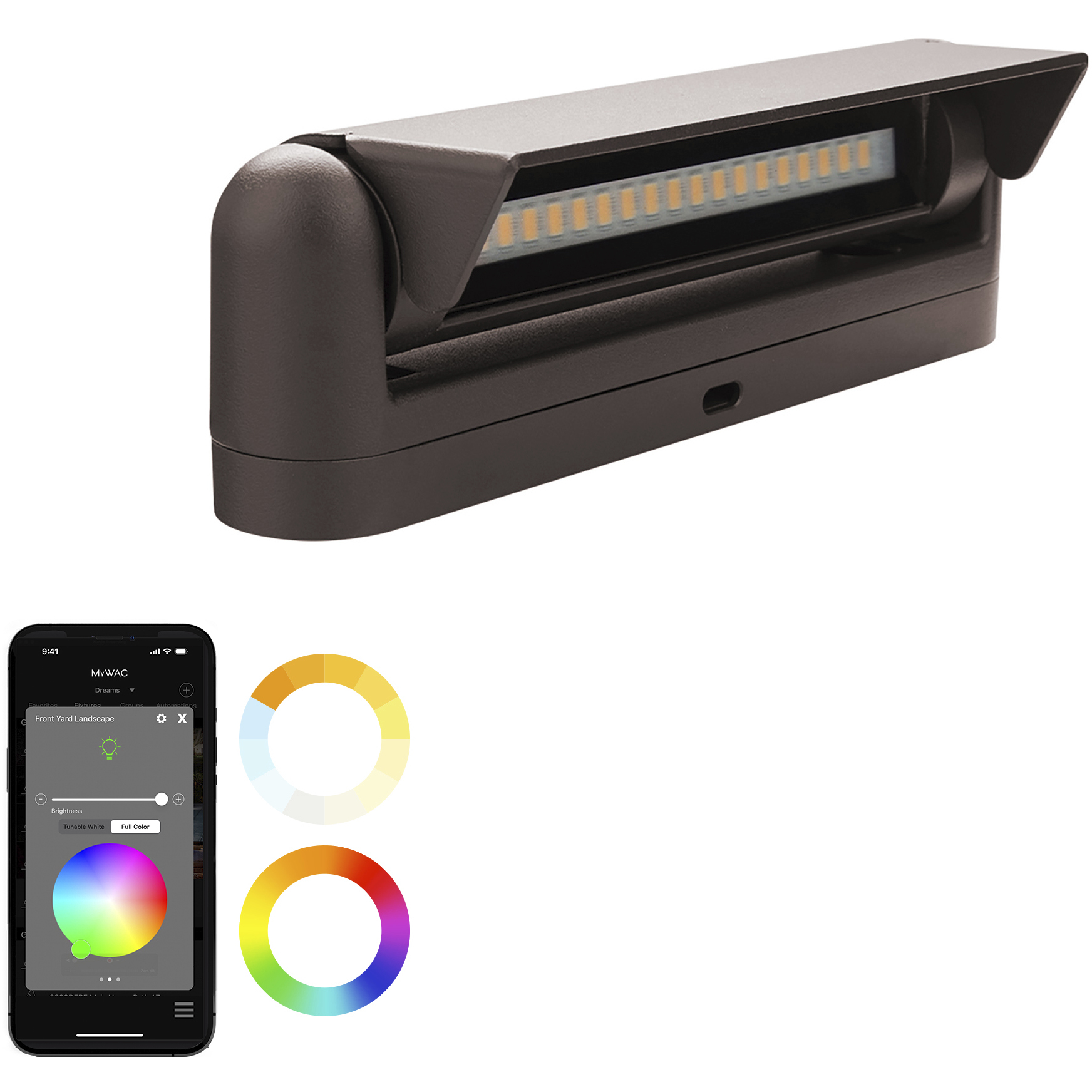 Linear 12 5 watt Bronze Path and Area Light, Colorscaping