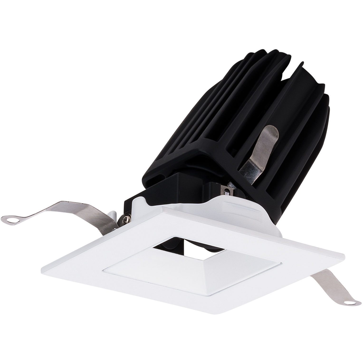 WAC Lighting R3ARDT-F930-WT Dimmable 3-1/2-Inch Flood Beam LED Shallow Housing Down Light Trim Round 120 277 Volt Ac 90 Cri 3000k 940 Lumens White Aether Trade 537473