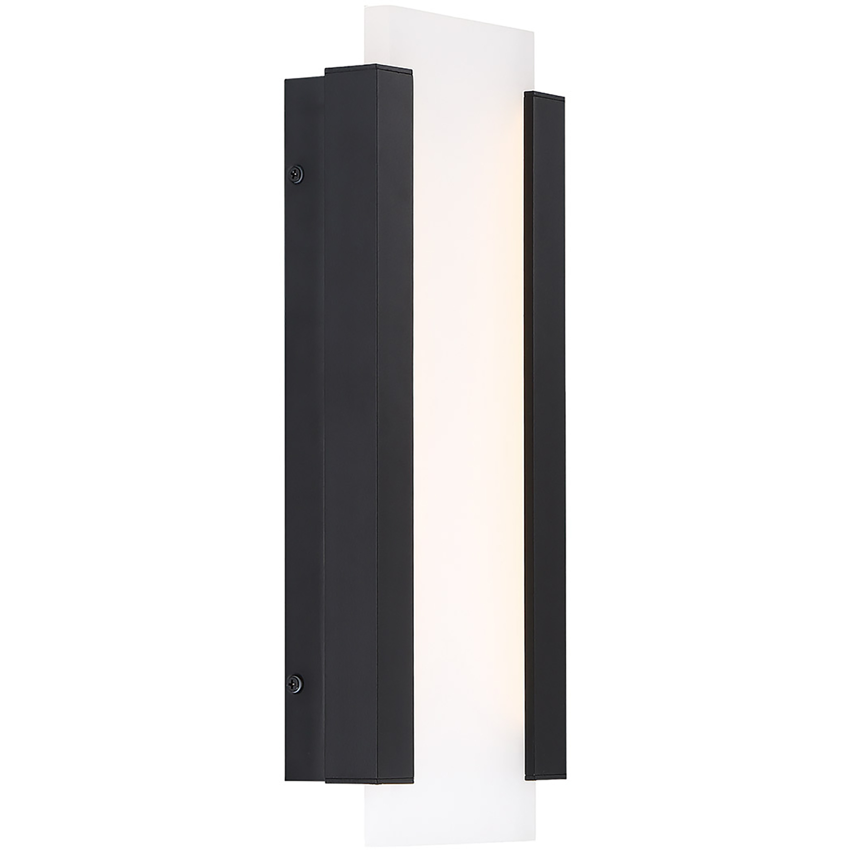 Fiction LED 14.13 inch Black Outdoor Wall Light, dweLED