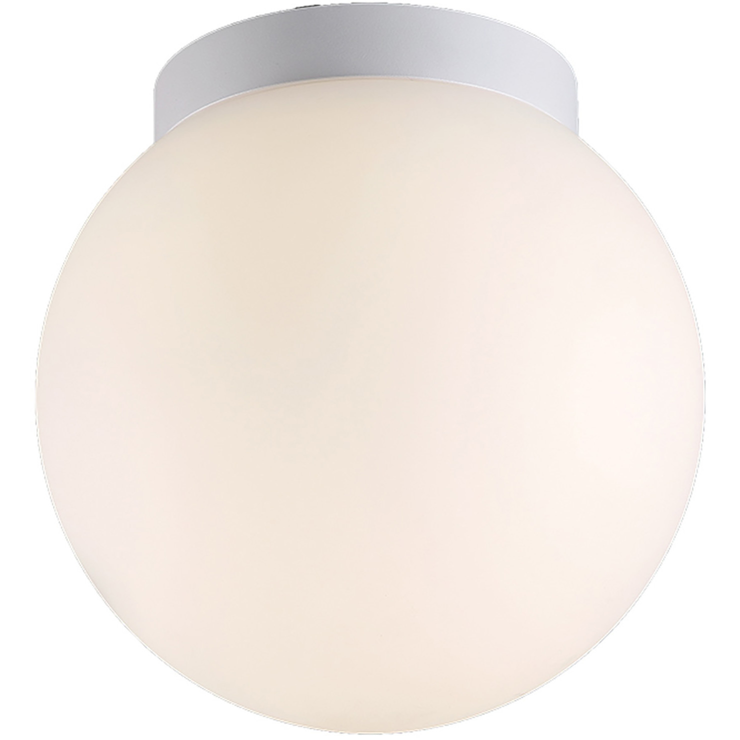 Niveous LED 9 inch White Flush Mount Ceiling Light in 3500K, dweLED