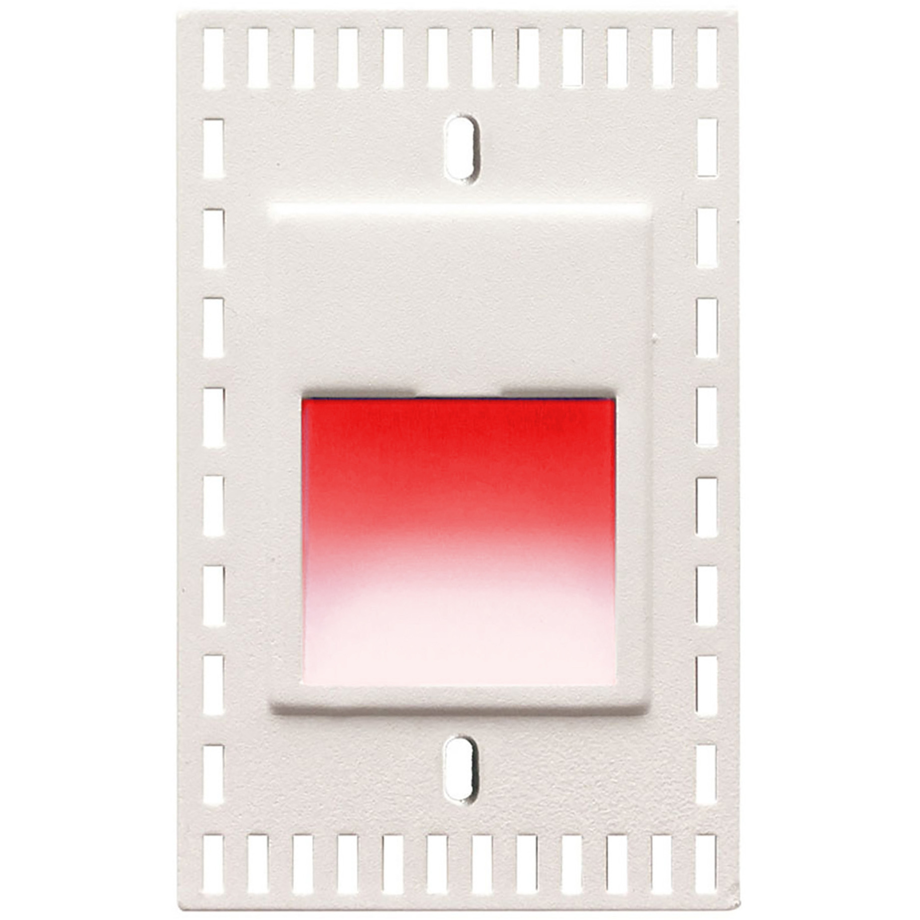 WAC 120V Invisible Trim Step Light LED 1.75 inch White ADA Step and Wall Light in Red, WAC Lighting