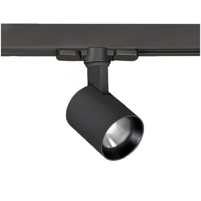 Lucio 1 Light 120 Black Track Head Ceiling Light in Asymmetrical, 85, 4000K