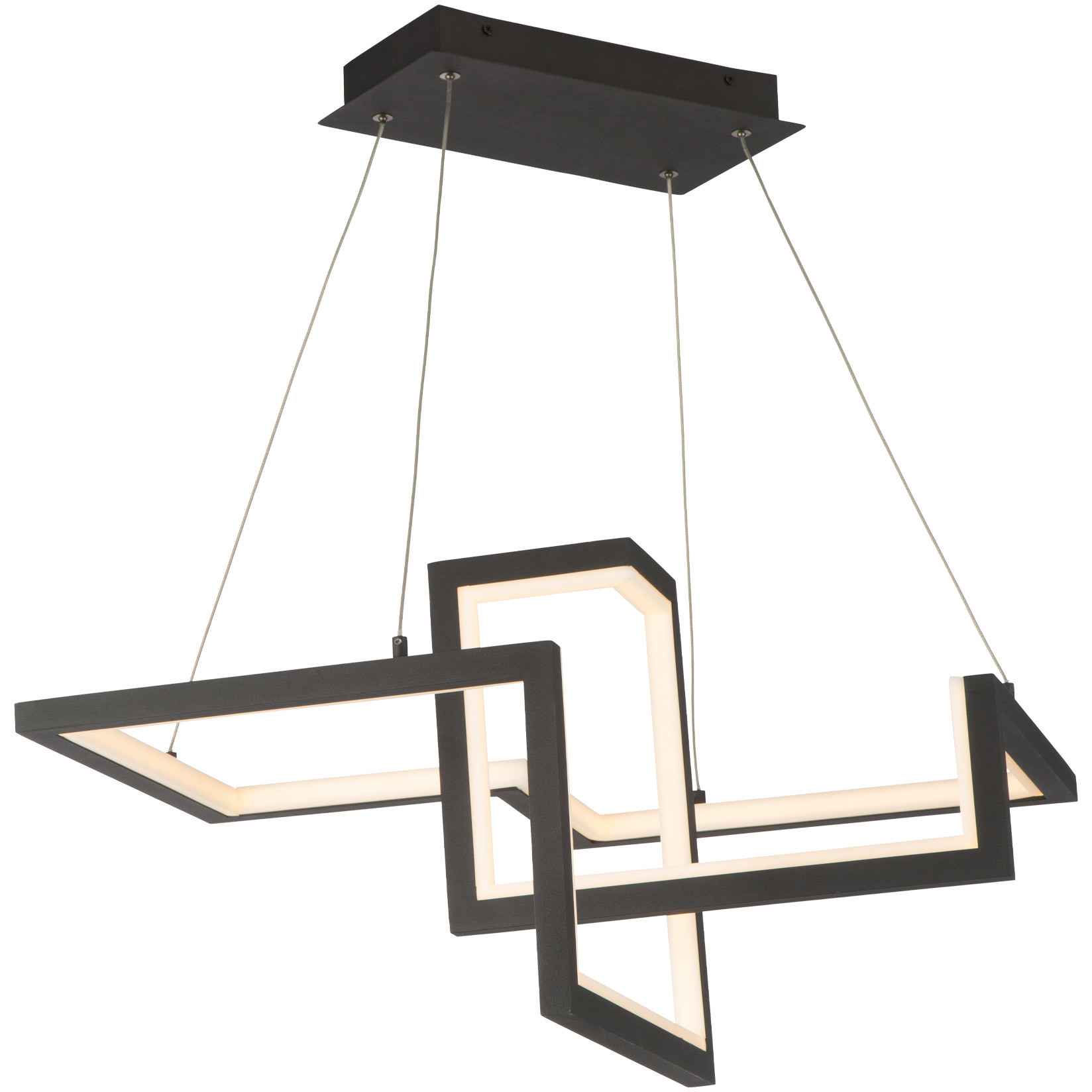 Minecraft LED 23.31 inch Black Pendant Ceiling Light dweLED