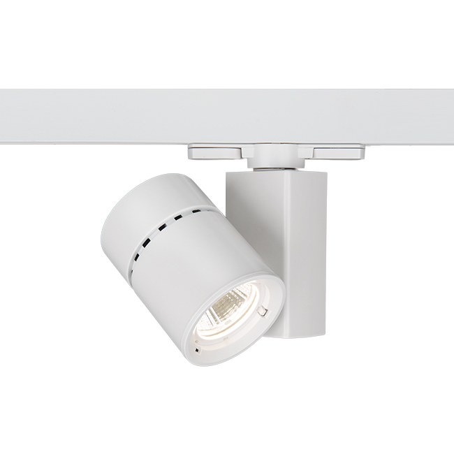 Exterminator II 1 Light 277 White Track Head Ceiling Light in 85, 3000K