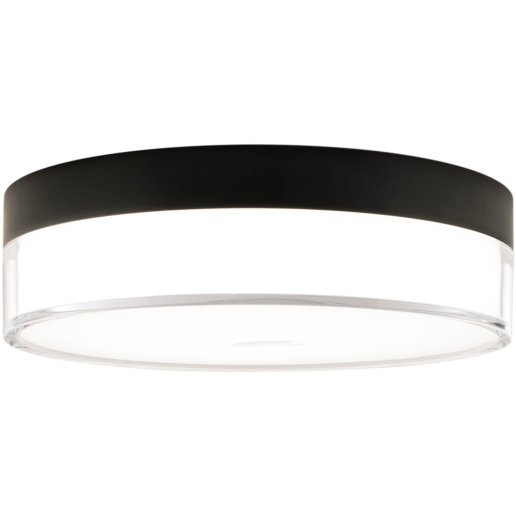 Twist-N-Lite LED 9 inch Black Flush Mount Ceiling Light, WAC Limited