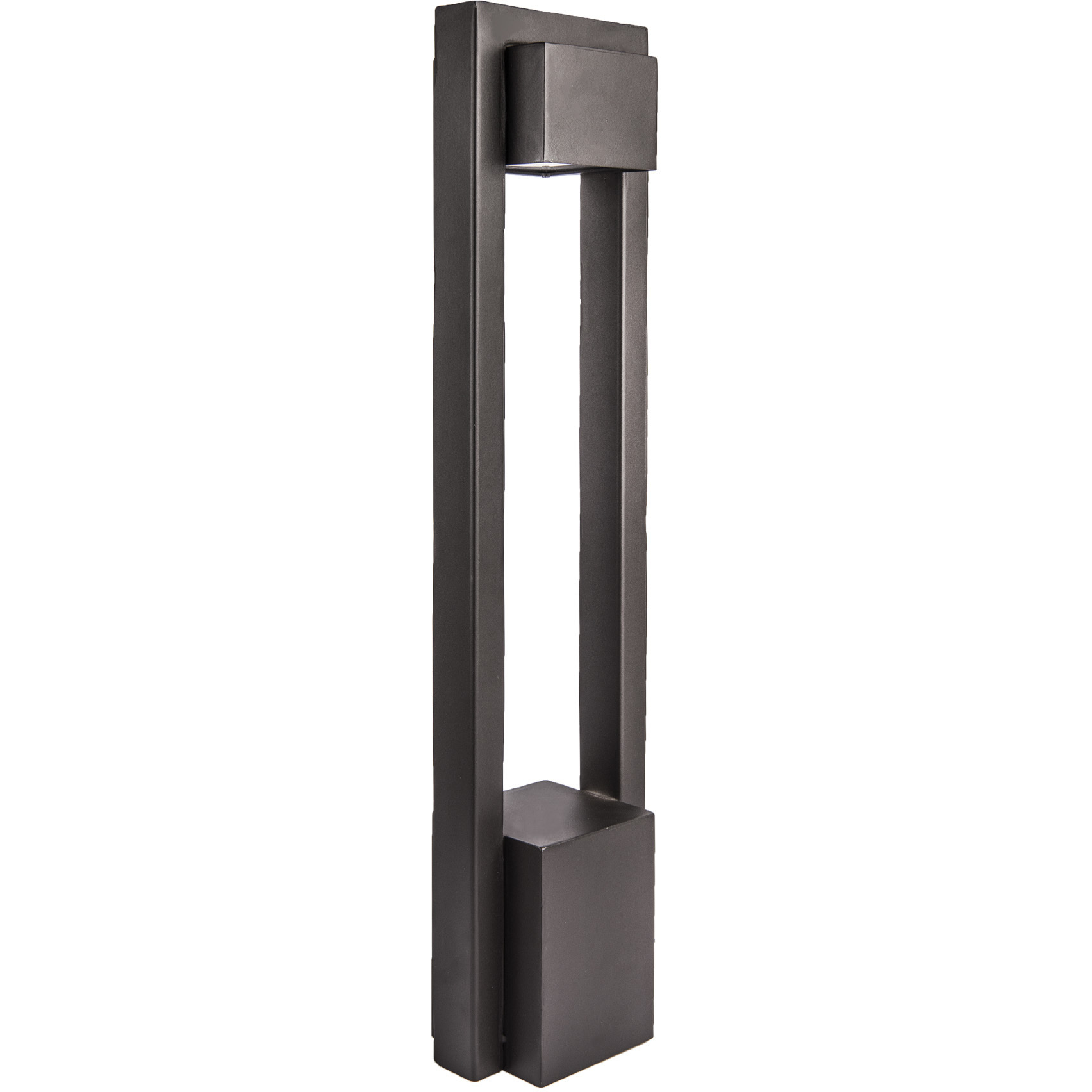 Archetype 277 13.2 watt Black Bollard Light in 3000K Warm White LED, WAC Landscape