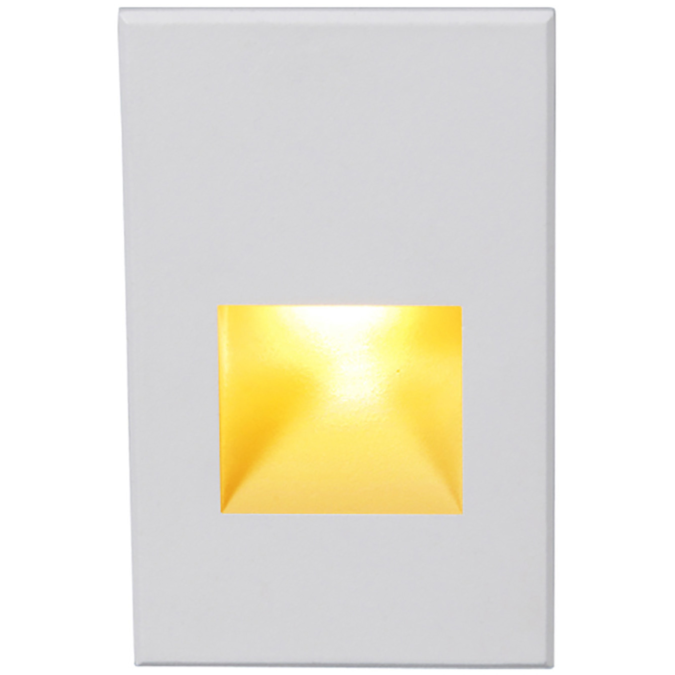 WAC 120V Step Light LED 1.5 inch White ADA Step and Wall Light in Amber, WAC Lighting